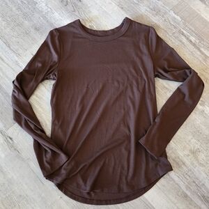 No Boundaries Chocolate Long Sleeve Tee